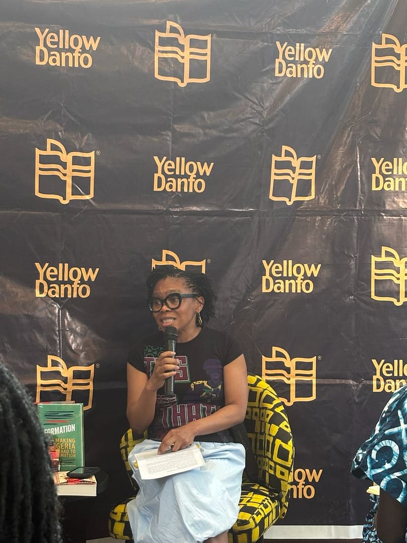 Publishing Director Bibi Bakare-Yusuf at the Abuja Pitch Event